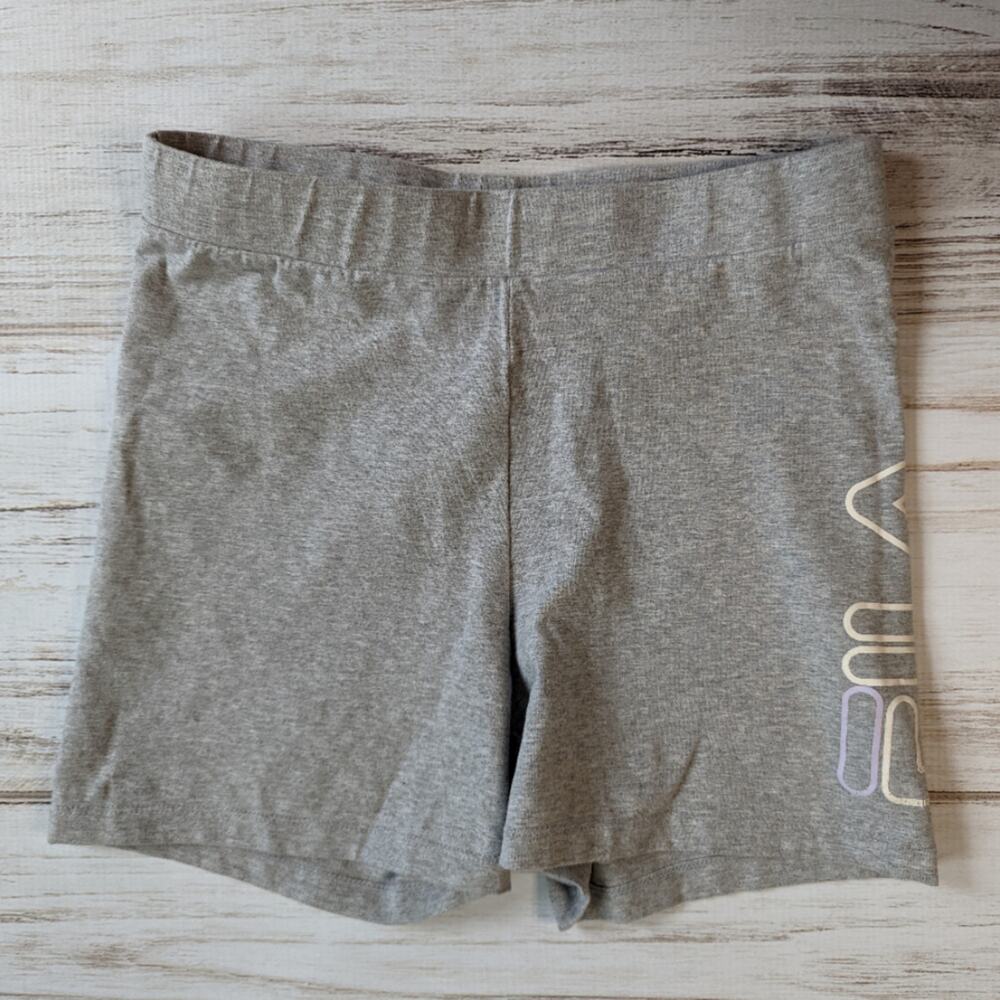 FILA Heather Gray Biker Shorts sz Medium